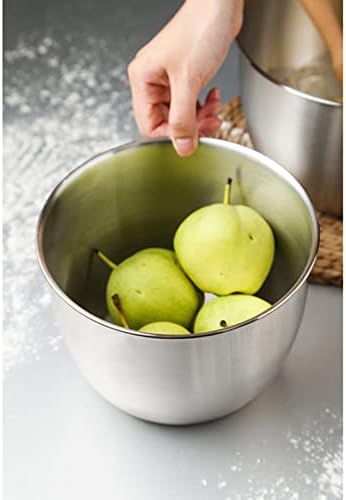 Gigicloud Stainless Steel Mixing Bowl, 304 Stainless Steel Deep Bowl Deep - Image 5