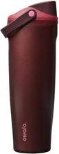 Owala FreeSip Sway Stainless Steel Water Bottle 40 oz Black Cherry by Unknown