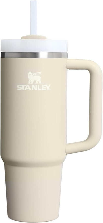 STANLEY Quencher H2.0 Flow State Tumbler, 30 oz, Toasted Almond | Handle and by Unknown