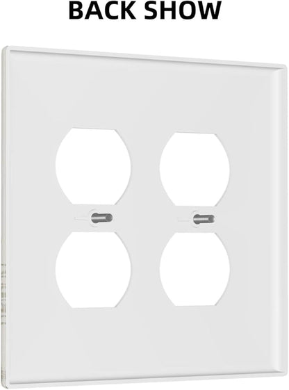 Light Switch Cover Wildflower Botanical Plant Herbs Flower 2 Gang Decorative SwitchPlates Double Duplex Wall Plates Switch Plates and Outlet Covers for Bathroom Livingroom Decor