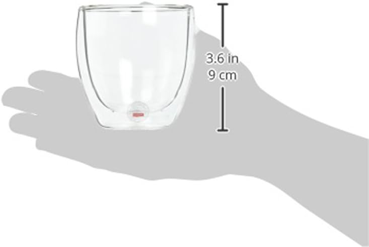 Bodum 8oz Pavina Double Wall Glasses, High Heat Borosilicate Glass - Image 2