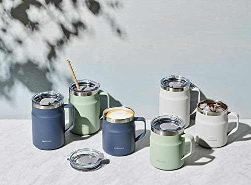 LocknLock Metro Mug, Premium 18/8 Stainless Steel Metal, Double Wall Insulated - Image 2