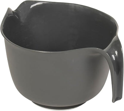 Glad Mixing Bowl with Handle – 3 Quart | Heavy Duty Plastic with Pour Spout and - Image 5