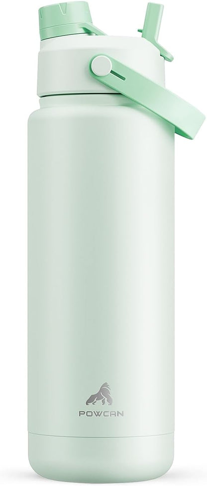 POWCAN 32 oz Insulated Water Bottle by POWCAN