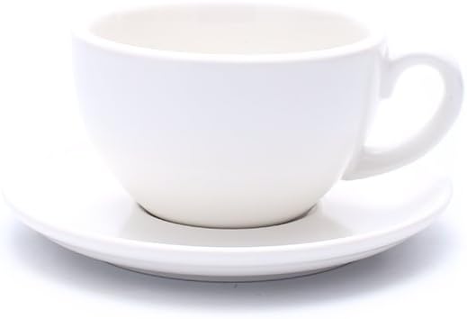 Coffeezone Double Espresso Coffee Cup and Saucer, Small Cappuccino and by Coffeezone