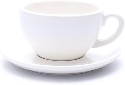 Coffeezone Double Espresso Coffee Cup and Saucer, Small Cappuccino and by Coffeezone