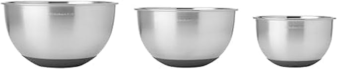 KitchenAid Stainless Steel Mixing Bowls by Unknown