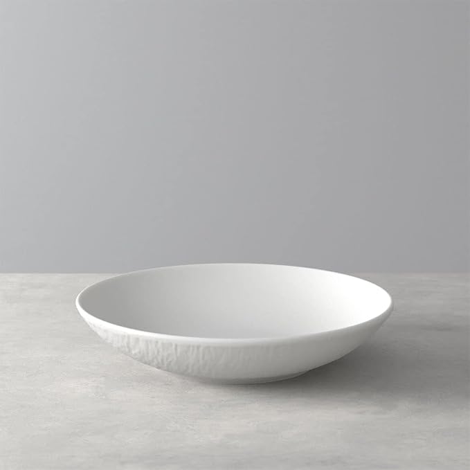 Villeroy & Boch Manufacture Rock Blanc 12 Piece Dinnerware Set, made in Germany - Image 6