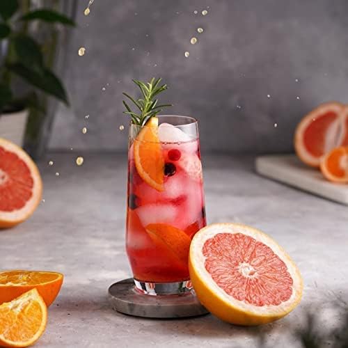 Le'raze Everyday Drinking Glasses Set of 8-4 Tall Highball Glass Cups & 4 Short - Image 8