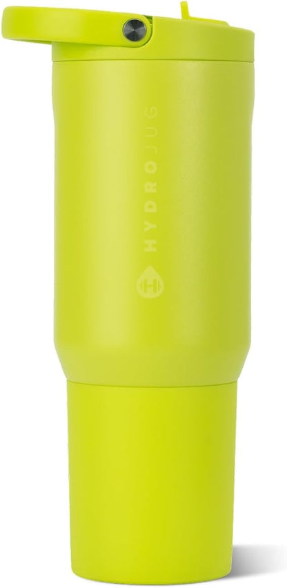 HydroJug Sport 20 oz Insulated Stainless Steel Water Bottle, Lemon Lime by Hydrojug