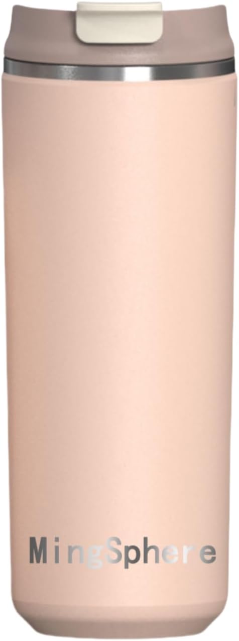 16oz Insulated Stainless Steel Coffee Cup by MingSphere