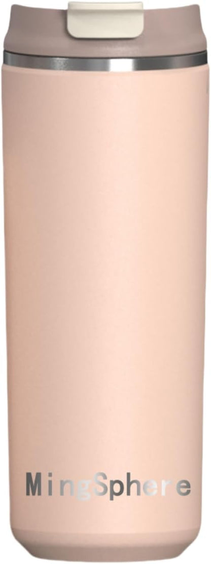 16oz Insulated Stainless Steel Coffee Cup by MingSphere
