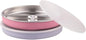 Stainless Steel Divided Plates + Silicone Sleeve and Storage Lid | Baby, Toddler, Kids | Dinner & Snack Plates | 2 Pack
