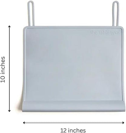 The Table Tyke Silicone Placemats for Toddlers with Patented Edge Bumper | Kids Placemats Non Slip Travel Ready | Baby Placemat BPA Free for Restaurant Dining Table | Ballet Pink