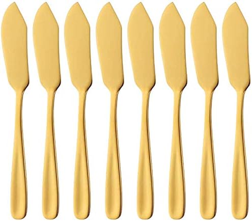 Buyer Star Cheese Butter Knife, Stainless Steel 6" Mini Desert Knives, by BuyerStar