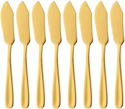 Buyer Star Cheese Butter Knife, Stainless Steel 6" Mini Desert Knives, by BuyerStar