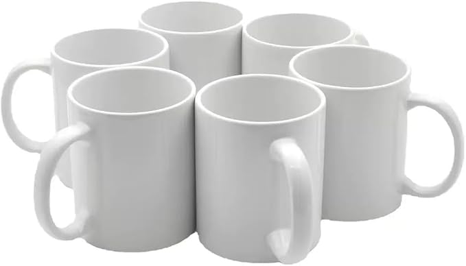 Ceramic Coffee Mugs 13 oz, Cups Set of 6, Mug - Image 3