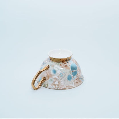 Bone China Tea Cup and Saucer Set - Image 4