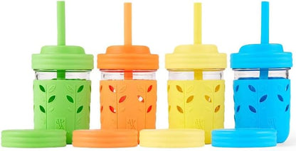 Elk and Friends Kids + Toddler Glass Cups | The Original 8oz Glass Mason Jar by ElkandFriends