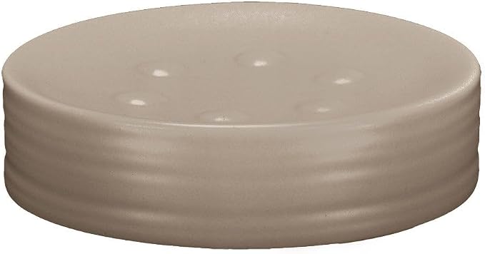 Kleine Wolke Sahara Elegant Stoneware Soap Dish 1.18" t X 4.33" w by Kleine+Wolke