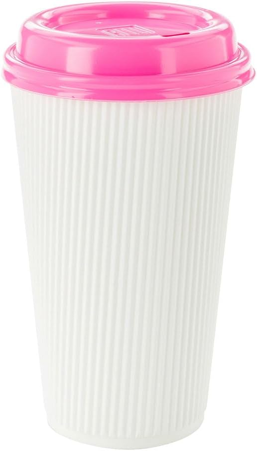 Restaurantware 16 Ounce Ripple Wall Disposable Coffee Cups, 500 Insulated White - Image 13