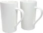 20oz Ceramic Coffee Mugs Set of 2, Large White Coffee Cups by Momugs