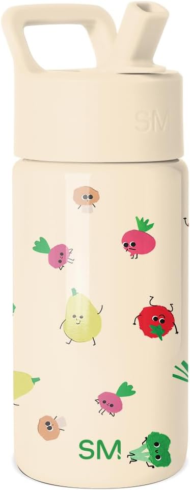 Simple Modern Kids Water Bottle & Toddler Cup | 14oz | Veggies | Insulated by Unknown