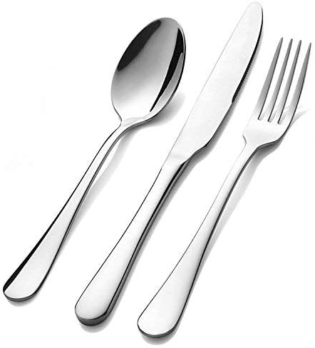 Silverware Set, SHARECOOK 20-Piece Stainless Steel Flatware Set, Kitchen - Image 5