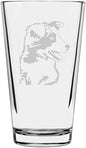 Border Collie Customizable Dog Themed Etched All Purpose 16oz Pint Glass