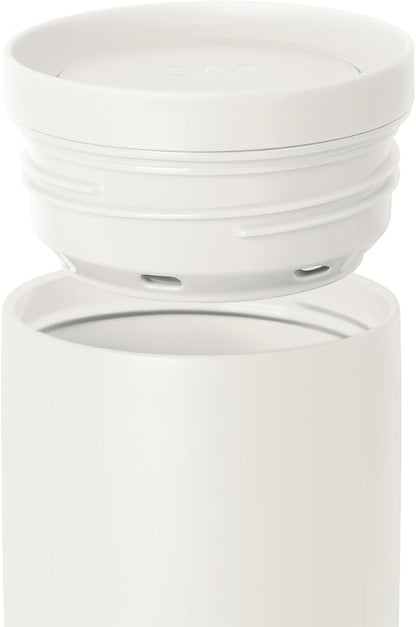 Simple Modern Insulated Travel Coffee Mug 360° Lid | 16oz | Cream | Voyager - Image 7
