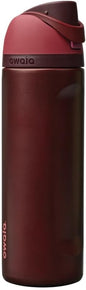 Owala FreeSip Stainless Steel Water Bottle 24 oz Black Cherry by Unknown