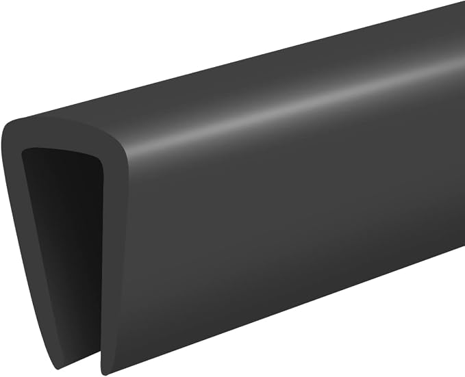 Rubber Edge Trim, 3/16" U Channel Edge Trim, Edge Protector by Protalwell