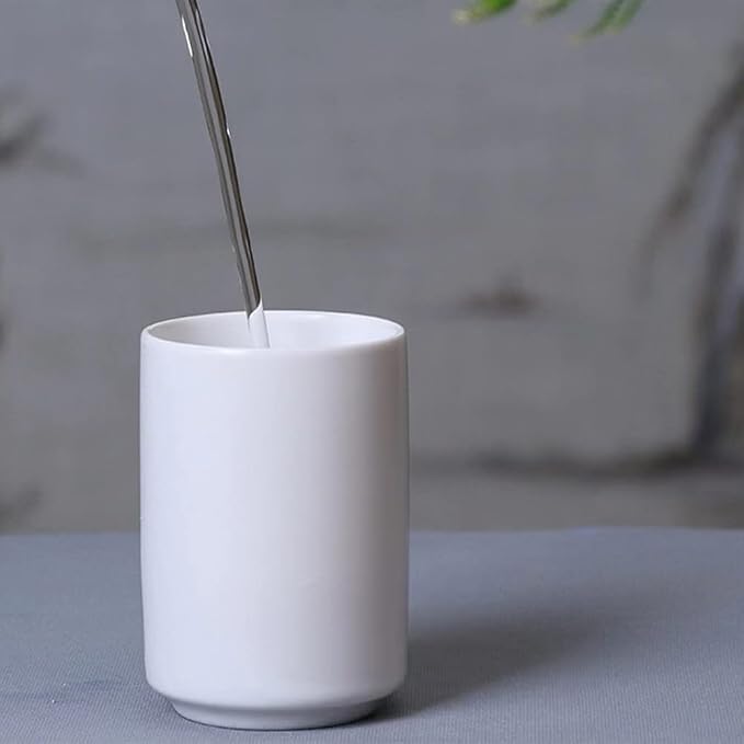 Japanese Style Ceramic Tea Cup, Handleless Ceramic Mug, Matte Glazed Couple Cup - Image 3