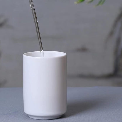 Japanese Style Ceramic Tea Cup, Handleless Ceramic Mug, Matte Glazed Couple Cup - Image 3