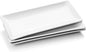 Serving Platters Set of 3, Large Serving Trays 14 inch, White Serving Plates, Ceramic Rectangle Plate, Long Platter for Cake, Sushi, Steak, Dessert, Buffet