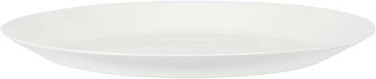 Gibson Home Ultra Round 6 Pieces 10 Inch Opal Glass Crack and Chip Resistant Dishes, Lightweight Round Dinnerware Set Plates, Microwave & Dishwasher Safe