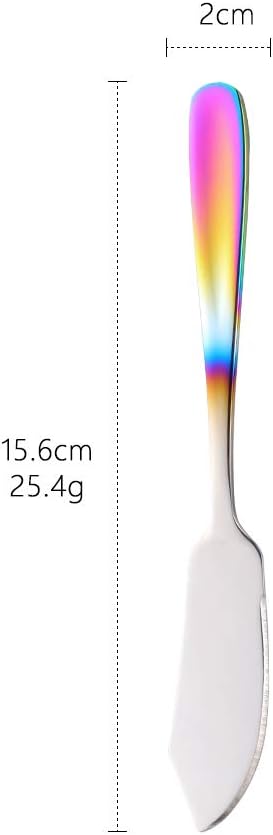 Buyer Star Cheese Butter Knife, Stainless Steel 18/10 6" Mini Desert Knives - Image 2