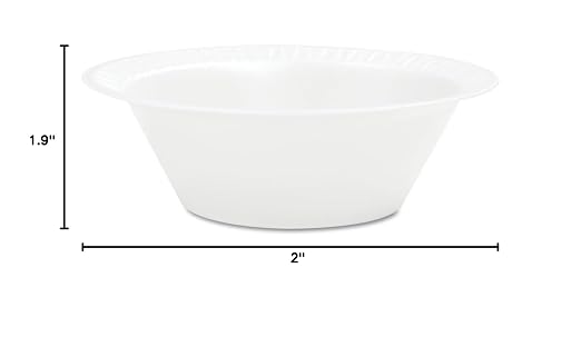Dart 12BWWCR 10-12 oz White Unlaminated Foam Bowl - Image 4