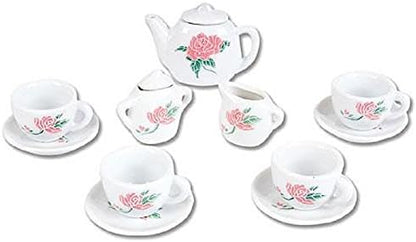 Rhode Island Novelty 13 PC Ceramic Tea Set - Image 3