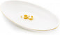 HANKOR Ceramic Key Bowl for Entryway Table, 7 x 4 Key Dish Tray Catch All Bowl, Small Decorative Bowl for Key Jewelry Ring, White
