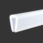 Clear Rubber Edge Trim, U Channel Silicone Rubber Edge Trim, 1/8" Slot by Protalwell
