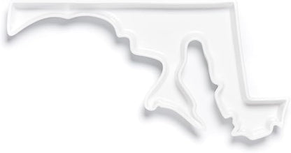 Maryland Shaped Baking Dish Serving Platter or Decorative Tray Charming Porcelain Bakeware Oven Microwave and Dishwasher Safe