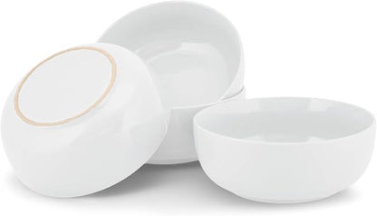 Elanze Designs Bistro Glossy Ceramic 7 inch Dinnerware Bowls Set of 4 - Image 5