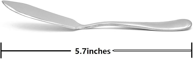 Stainless Steel Butter Knife, Butter Spreader, Breakfast Spreads, Cheese and - Image 2