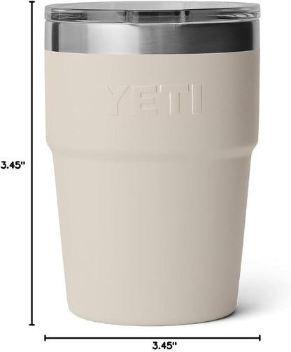 YETI Rambler 16 oz Stackable Tumbler, Vacuum Insulated, Stainless Steel - Image 10