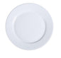 Yanco AC-21 ABCO Dinner Plate, 12" Diameter, Porcelain, Super White, Pack of 12