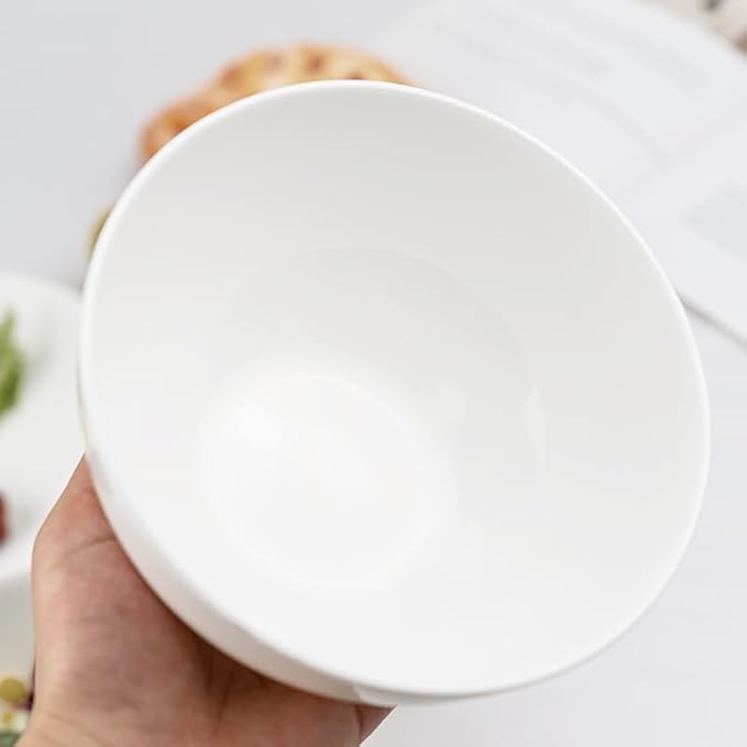 Fine Bone China Bowl, 6 Inches, Fine Glaze - Image 7