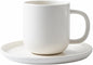 Set of 1 Espresso Cups And Saucers In Stronger Porcelain 3.5oz, Mini Coffee by Unknown