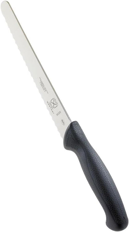Mercer Culinary M23208 Millennia Black Handle, 8-Inch Wavy Edge Wide, Bread - Image 4
