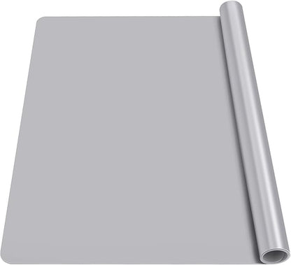 Gartful Oversize Silicone Mat for Crafts, 31.5 x 23.6 inches 1.2mm Thick Silicone Craft Pad for Jewelry Casting Resin Molds, Countertop Protector, Nonstick Placemat, Counter Table Mat, Light Grey
